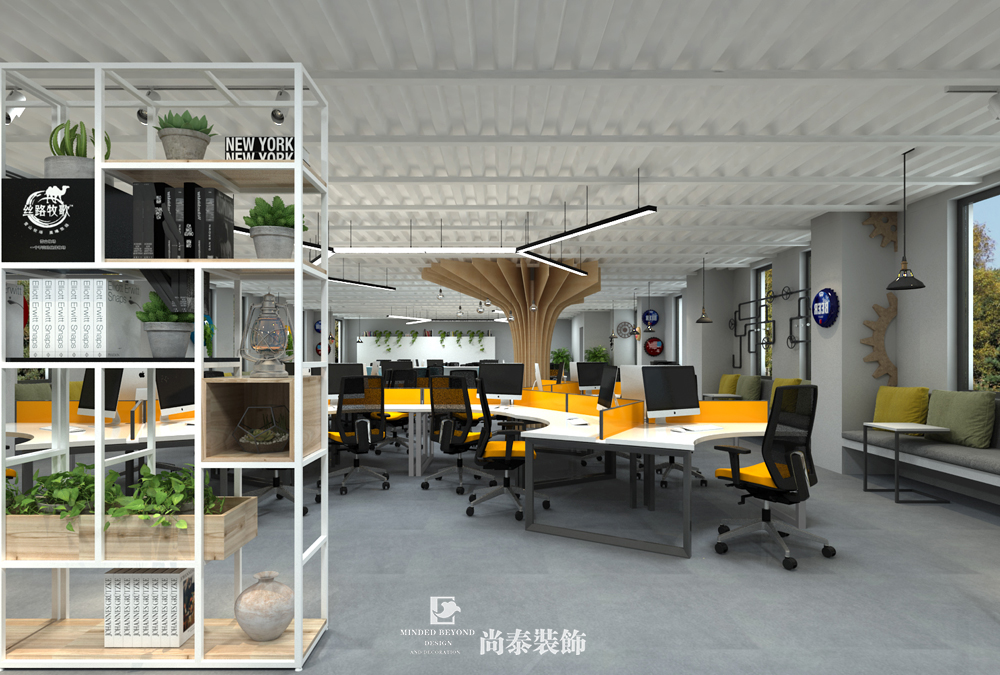 廣州荔灣區(qū)電子商務公司裝修效果圖