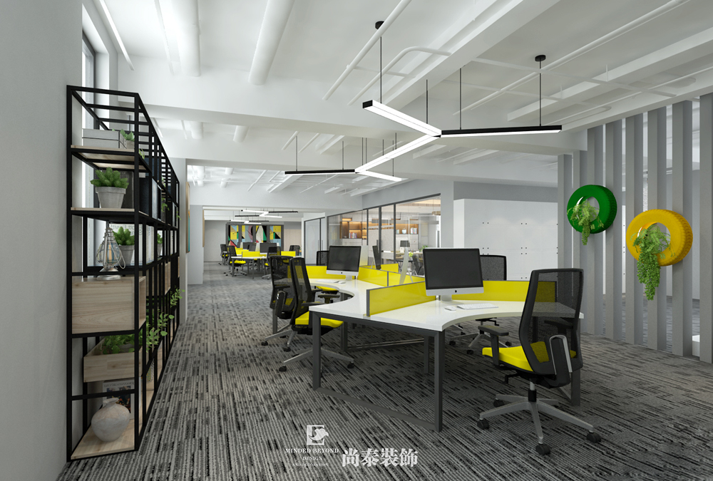 廣州荔灣區(qū)電子商務公司裝修效果圖