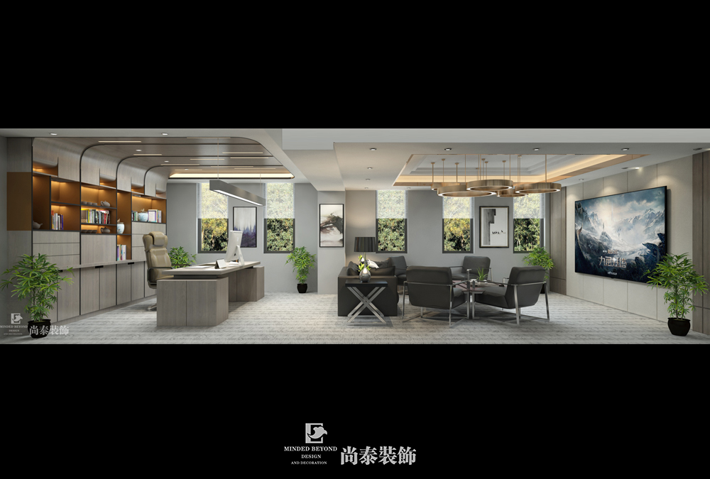 廣州荔灣區(qū)電子商務公司裝修效果圖
